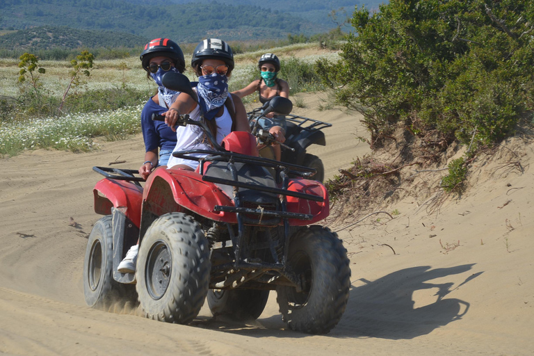 Kusadasi: Quad & Buggy Safari at Pamucak Beach Family Buggy For 3 Person