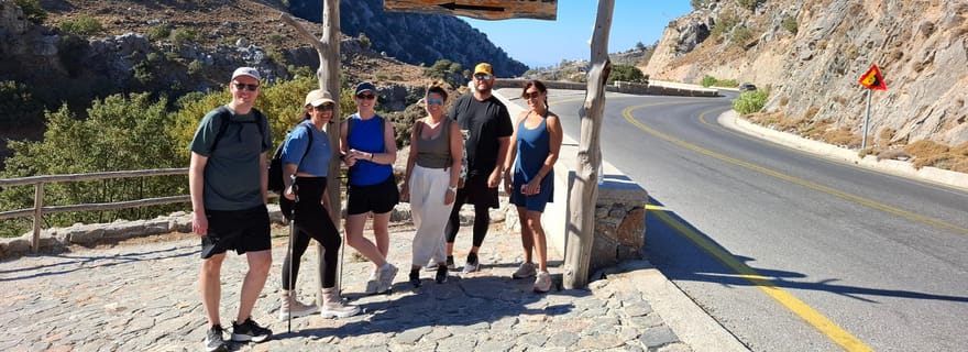 Au départ de La Canée : randonnée dans les gorges de l'Imbros et expérience culinaire authentique