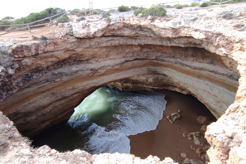 Vanuit Faro: Benagil Grot, Marinha, & Carvoeiro Dagvullende Tour