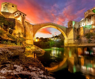 Sarajevo: Mostar, Konjic, Pocitelj, Blagaj Skywalk Waterfall