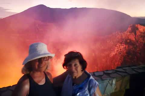 Depuis Managua : visite nocturne du volcan Masaya avec prise en charge a l'hotel