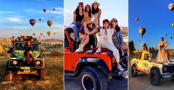 Cappadocia: Jeep Safari Tour with Sunrise or Sunset Option