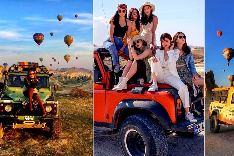 Kappadokien: Jeep Safari Tour med soluppgång eller solnedgång alternativ