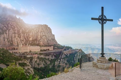 Vanuit Barcelona: rondleiding Montserrat, halve dag