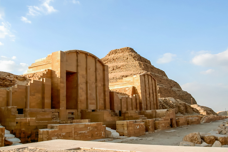 Pirámides de Guiza, Saqqara y Menfis: tour privado, almuerzo