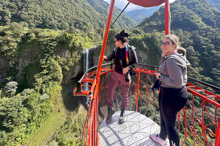 Quito to Baños: Full-Day Adventure with Waterfalls Small Group