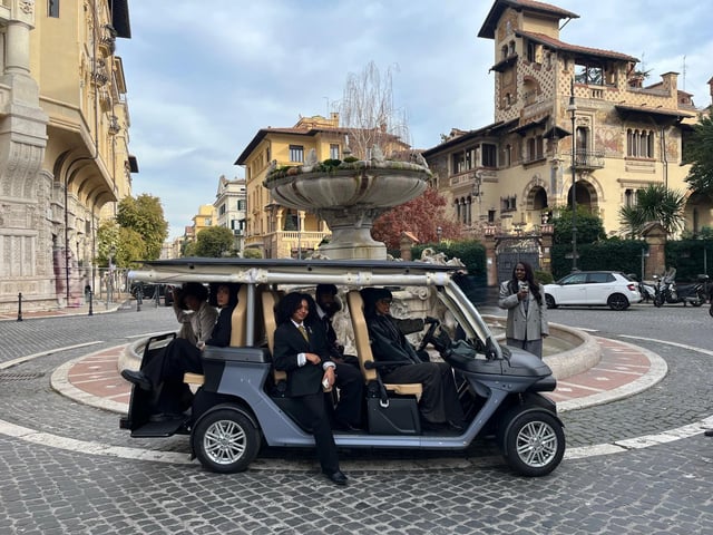 Visite de Rome en voiture de golf
