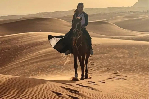 Riyadh: Guided Horseback Riding Tour with photography & Tea Price per person including transportation