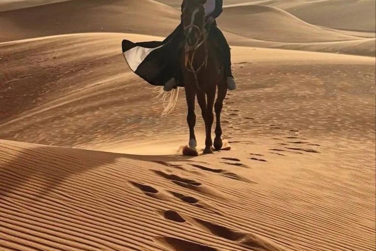 Riyadh: Guided Horseback Riding Tour with photography & Tea Price per person including transportation
