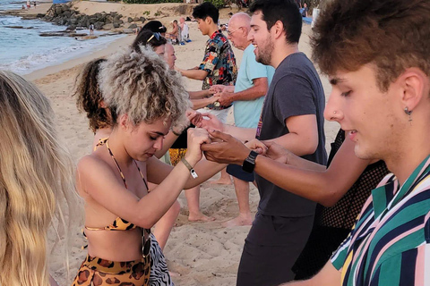 San Juan : Cours de salsa au coucher du soleil sur la plage