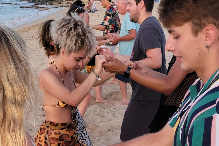 San Juan : Cours de salsa au coucher du soleil sur la plage