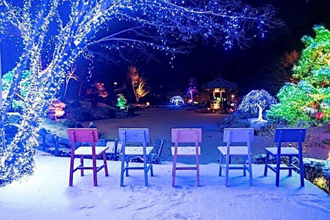 Depuis Séoul : Pêche sur glace et festival des lumières à HwacheonVisite en groupe Rendez-vous à la gare de l&#039;université de Hongik