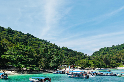 Langkawi Island Hopping Speedboat with BBQ & Fishing Options Shared Island Hopping with Cenang & Tengah Hotel Transfers