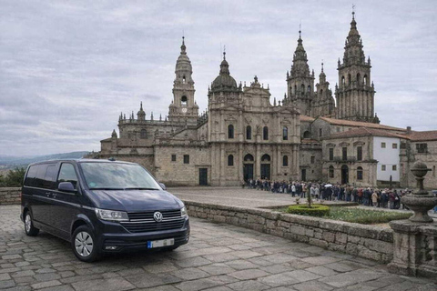 La Coruna: Santiago Essential Van Private Tour for Cruisers