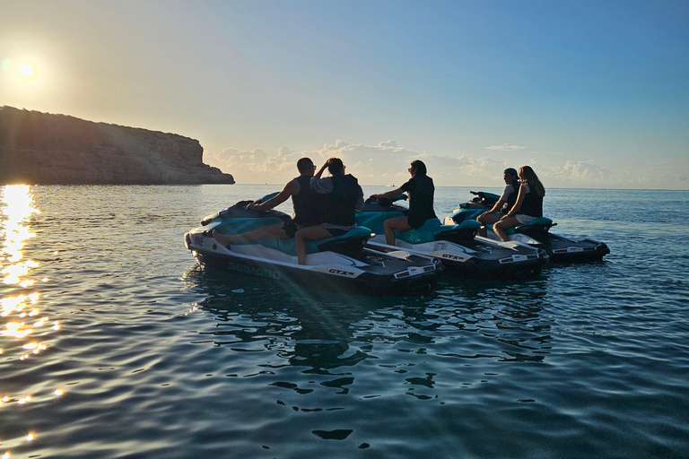 MALLORCA: JETSKITOUR CALA D&#039;OR, SONNENAUFGANG ODER SONNENUNTERGANGMALLORCA: JETSKITOUR BEI SONNENUNTERGANG, CALA D&#039;OR.