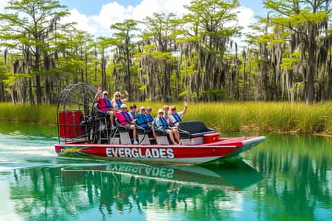 Everglades airboat alligator tour from Miami with transfer