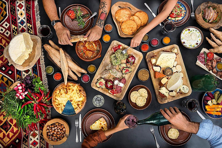 Hanover: Georgian Cooking Class with Authentic Wine Pairing