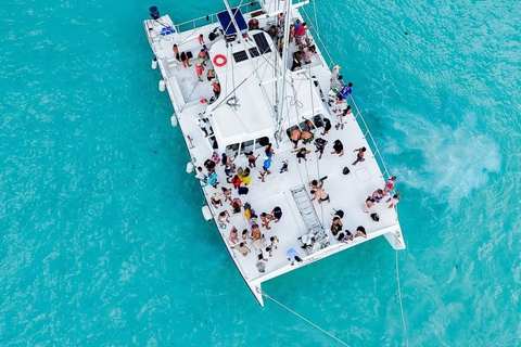 From Uvero Alto: Classic Catamaran Cruise to Saona Island