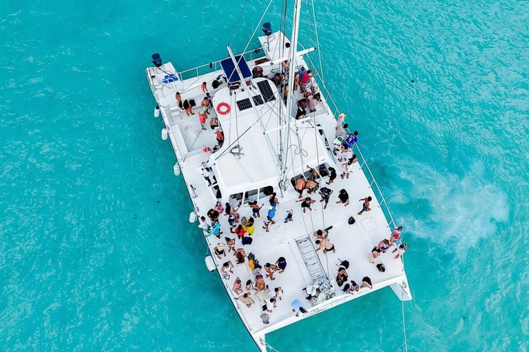 From Uvero Alto: Classic Catamaran Cruise to Saona Island
