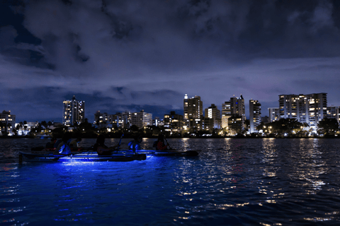 City Glow Under the Moonlight Kayak Tour in Condado Lagoon