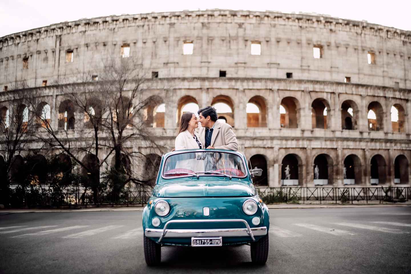 Rome: Fiat 500 Vintage Photo Tour