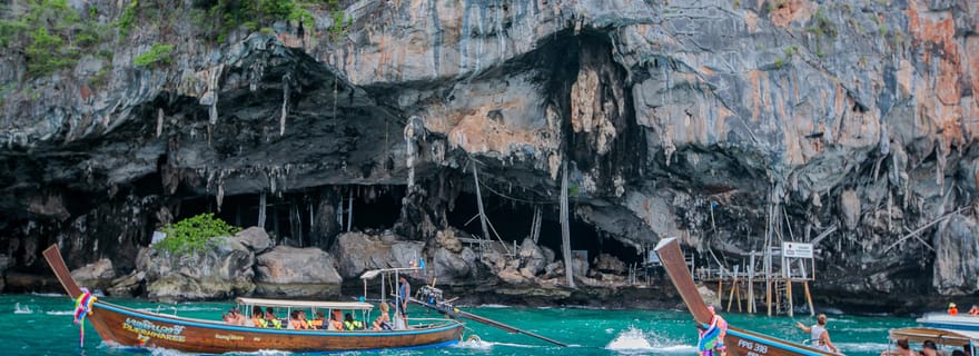 Phi Phi : demi-journée en bateau rapide 4 heures Phi Phi Lay