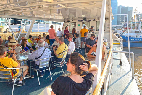 布宜诺斯艾利斯：含开放式酒吧的拉普拉塔河日落巡游1 小时游览