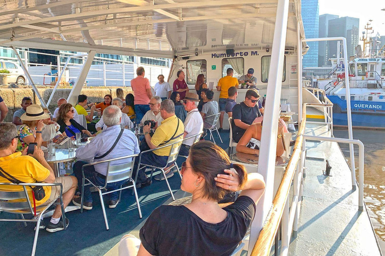 布宜诺斯艾利斯：含开放式酒吧的拉普拉塔河日落巡游1 小时游览