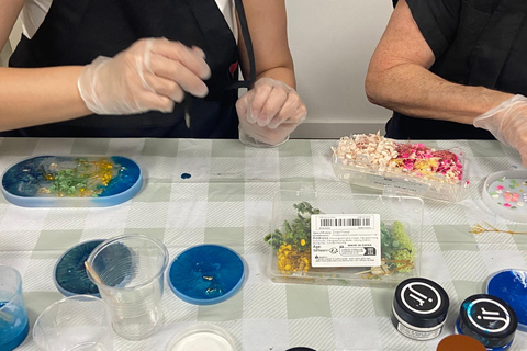 Resin Art Class In Brisbane Tray + 2 pieces of Coasters