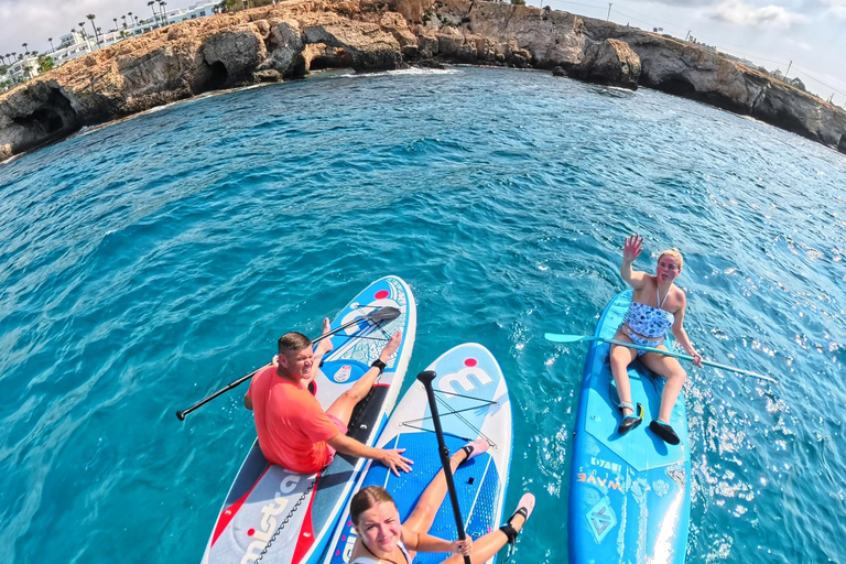 Ayia Napa: Sea Caves or Blue Lagoon SUP/Kayak Tour Ayia Napa: Sea Caves or Blue Lagoon Kayak Tour