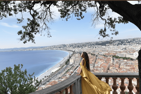 Flying Dress Photography in Nice Flying dress photography in Nice