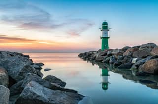 Kühlungsborn (Bootshafen): Panorama-Rundfahrt nach Warnemünde ohne Landgang