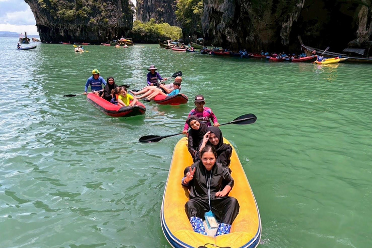 Khao Lak: Swift Power Catamaran Glide to James Bond Island