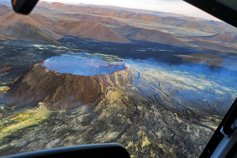 Reykjavik: 45-minütige Vulkan Sightseeing Helikopter Tour