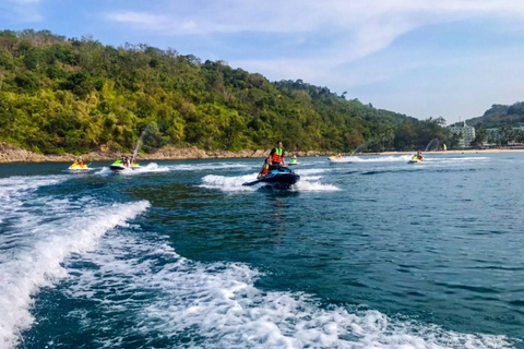 Phuket: Jet Ski Tour Patong Beach with 9 Check-in Points Have fun with a trip to 9 check-in points on Phuket Island.