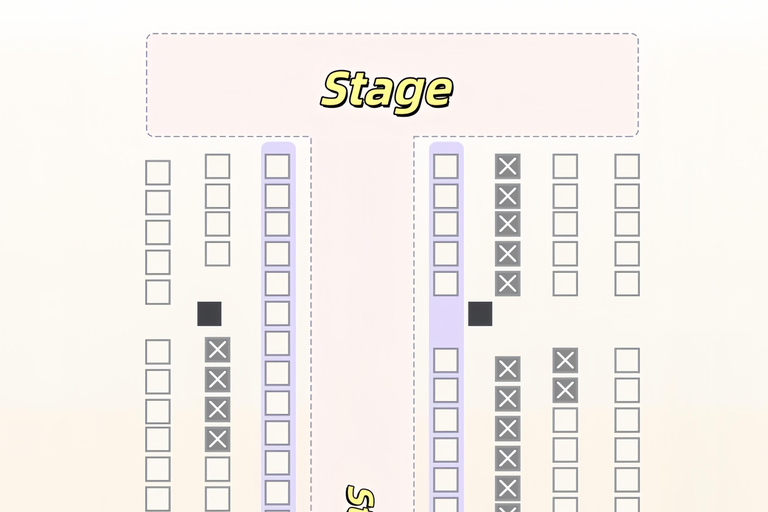 Shanghai: Sheng Palace Banquet with Show, Costumes, & Dinner Regular Seat （Row 2~4）Only Meal