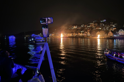 Hamburg: Easter Bonfire and Light Cruise on Easter Saturday