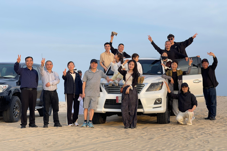 Desert Safari Qatar Camel Sandbording sunrise/sunset tour