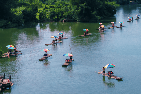 Yangshuo: Yulong River Bamboo Rafting Experience