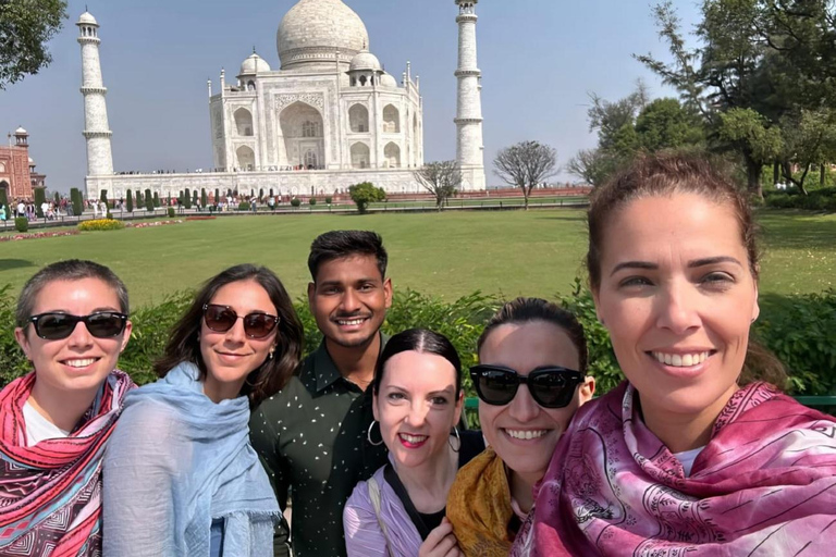 Agra: Excursão a pé guiada particular de 3 horas pelo Taj Mahal