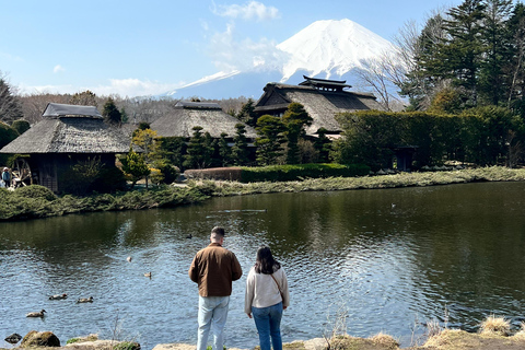 Da Tokyo/Yokohama: Escursione privata di un giorno al monte Fuji e ad Hakone