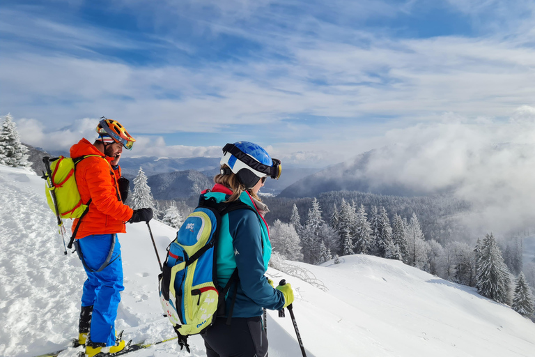 Brasov: Aventura de esqui com um instrutor e um guia experientes