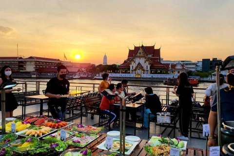 Bangkok: Kabaret Calypso i rejs z kolacją z transferem do hoteluWycieczka z prywatnym transferem