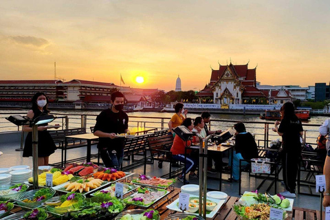 Bangkok : Cabaret Calypso et dîner-croisière avec transfert à l'hôtelCircuit avec point de rencontre