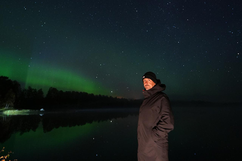 Rovaniemi: Coffee under Northern Lights & Professional Photo