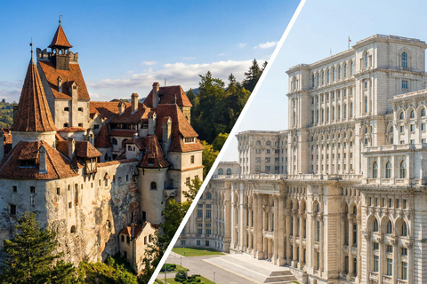 -20% Combo Tours Bucharest Highlights & Transylvania Castles 1st-Day Peles, Dracula Castles & 2nd Bucharest Parliament
