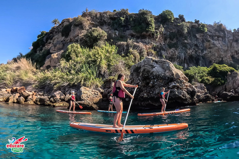 From Nerja: Guided Paddle Surf Cliffs and Maro Waterfall