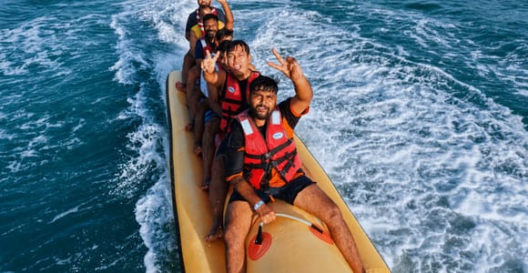 Langkawi: Banana Boat Ride at Cenang Beach