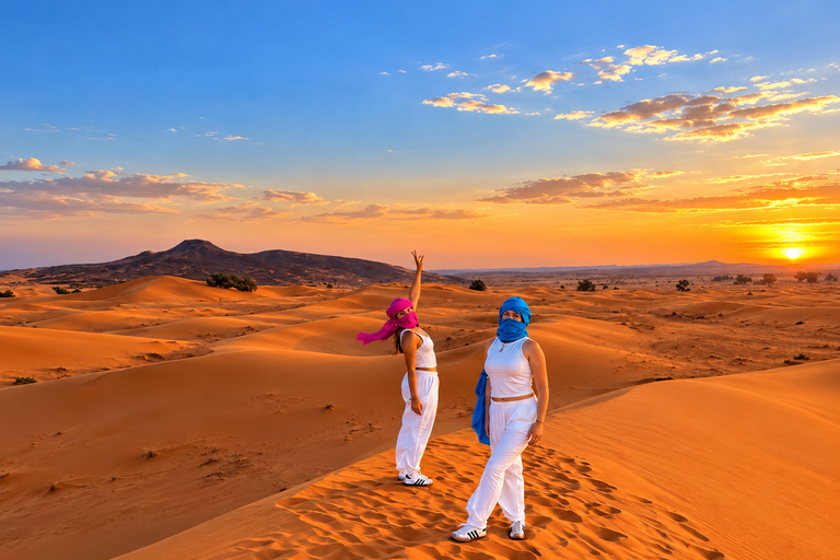 Marrakech: 3-Day Student Sahara Tour With Camp and Quad Adventure Pick: Luxury Camp & Sunset ATV Ride