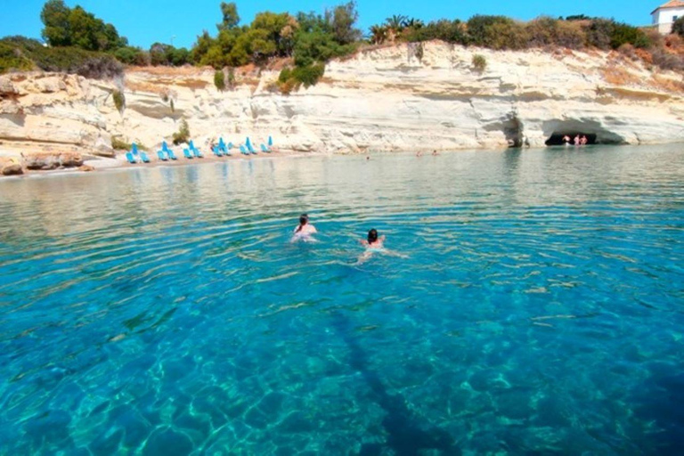 Snorkelcruise langs de kust vanuit de haven van Hersonissos